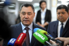 Prezident Kirgizstanu Sadyr Džaparov. FOTO: Reuters