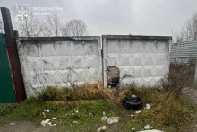 Miesto výbuchu. FOTO: Ukrajinská prokuratúra