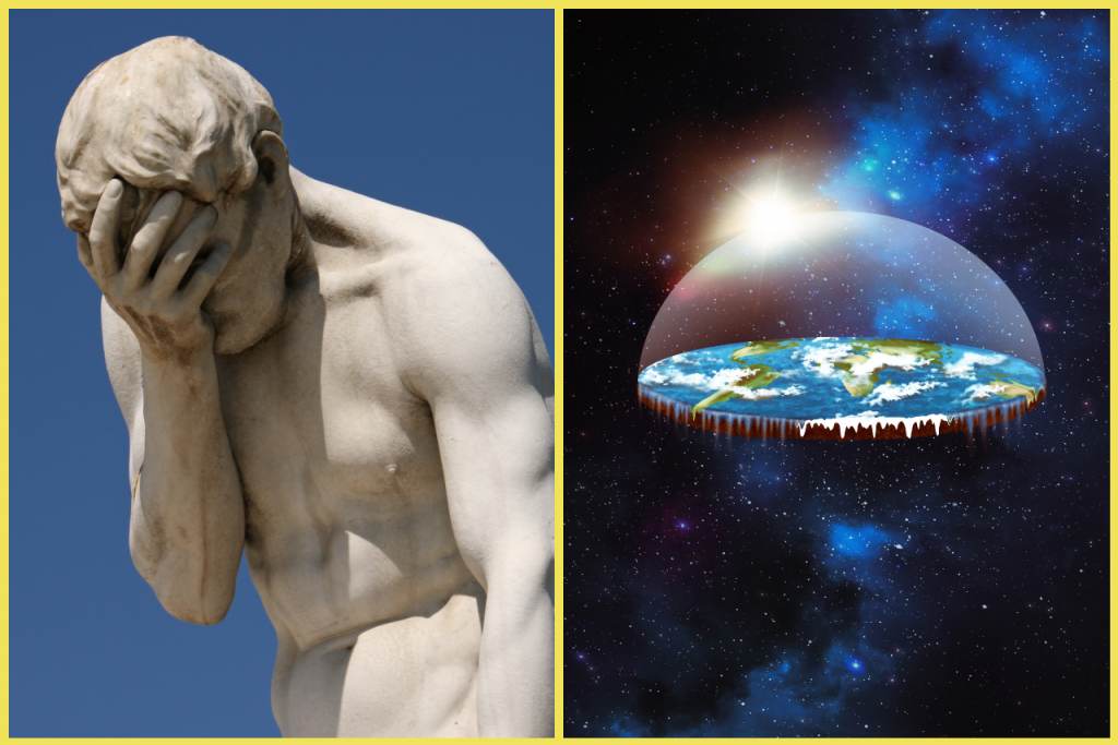 Značka Columbia trolluje vyznávačov plochej Zeme