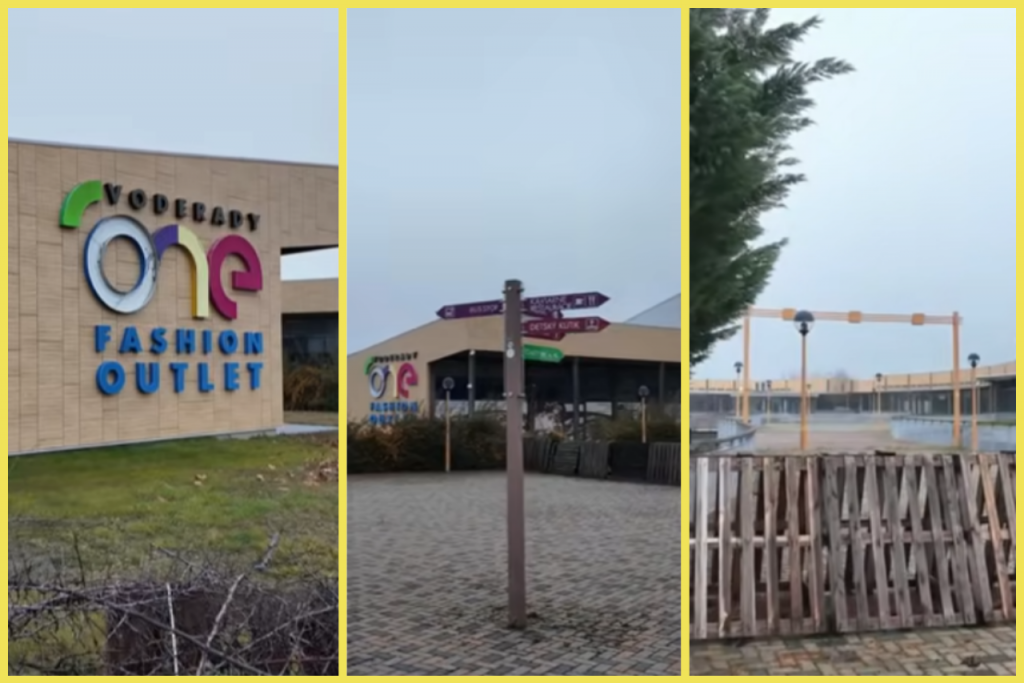 Takto to aktuálne vyzerá v bývalom Outlete Voderady