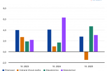 Priemerná reálna mzda v odvetviach. GRAF: ŠÚSR
