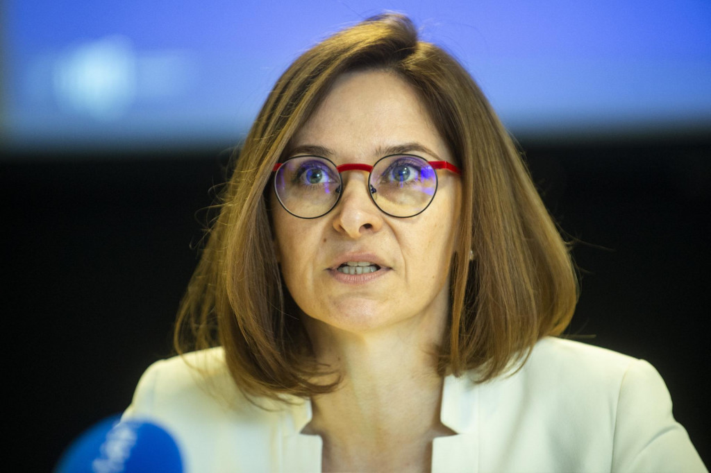 Predsedn&iacute;čka &Uacute;radu na ochranu oznamovateľov Zuzana Dlugo&scaron;ov&aacute;. FOTO: TASR/Jakub Kotian