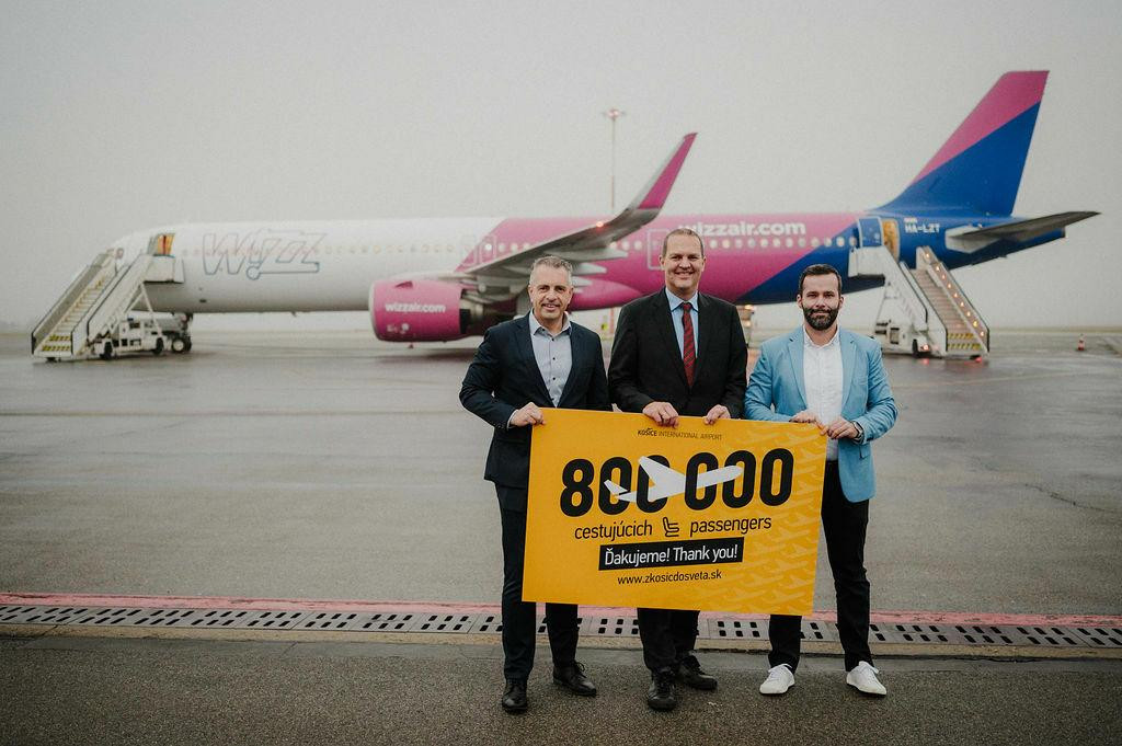Košické letisko prepravilo 800-tisíc cestujúcich. FOTO: Letisko Košice