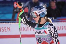 WA 15 St. Moritz - Novozélanďanka Alice Robinsonová reaguje v cieli super-G Svetového pohára alpských lyžiarok vo švajčiarskom stredisku St. Moritz v nedeľu 14. decembra 2025. FOTO TASR/AP


New Zealand‘s Alice Robinson reacts after completing an alpine ski, women‘s World Cup super-G event, in St. Moritz, Switzerland, Sunday Dec. 14, 2025. (AP Photo/Luciano Bisi) FOTO: Luciano Bisi