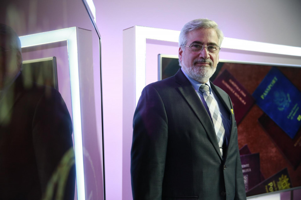 Eitan Levon konč&iacute; po &scaron;tyroch rokoch na poz&iacute;cii izraelsk&eacute;ho veľvyslanca na Slovensku FOTO: HN/Matej Duman