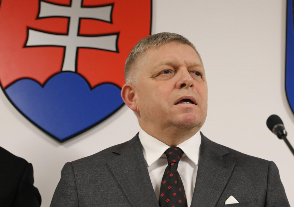 Predseda vl&aacute;dy Robert Fico. FOTO: HN/Peter Mayer