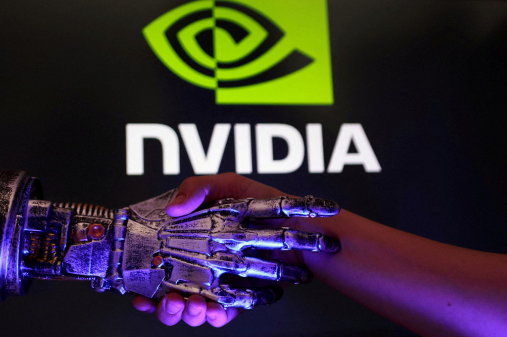 Technologick&aacute; spoločnosť Nvidia h&yacute;be akciov&yacute;mi trhmi oboma smermi. FOTO: Reuters