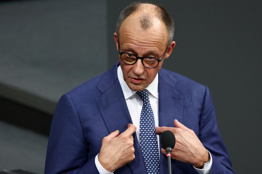 Nemeck&yacute; kancel&aacute;r Friedrich Merz. FOTO: Reuters