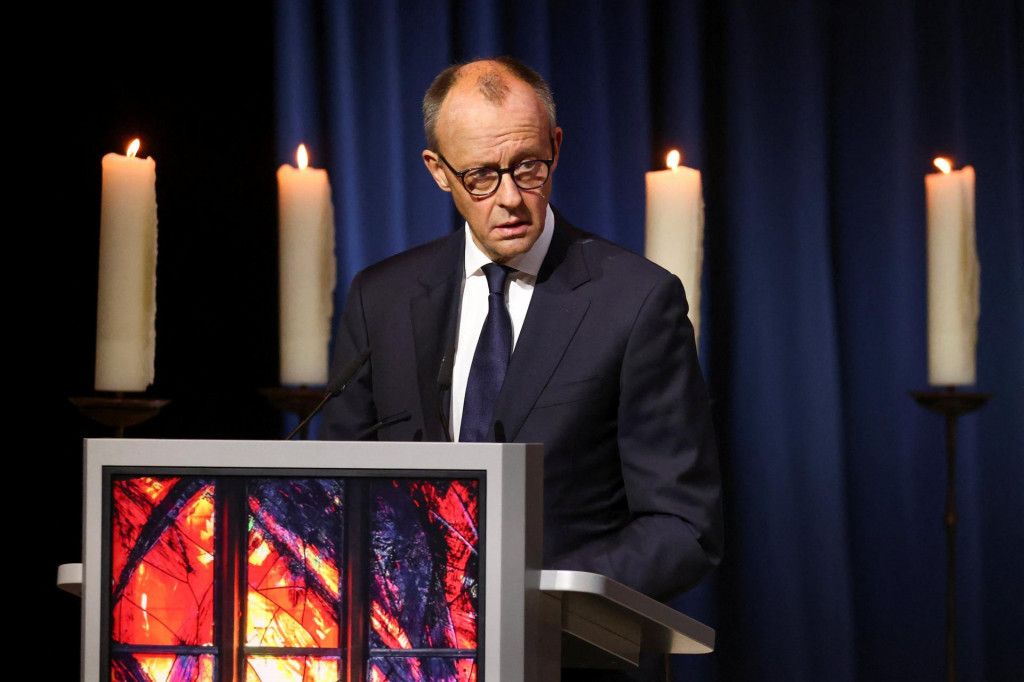 Nemeck&yacute; kancel&aacute;r Friedrich Merz priv&iacute;tal dohodu E&Uacute; na p&ocirc;žičke pre Ukrajinu. FOTO: Reuters