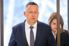 Na sn&iacute;mke minister financi&iacute; Ladislav Kamenick&yacute;.

FOTO: TASR/Jaroslav Nov&aacute;k