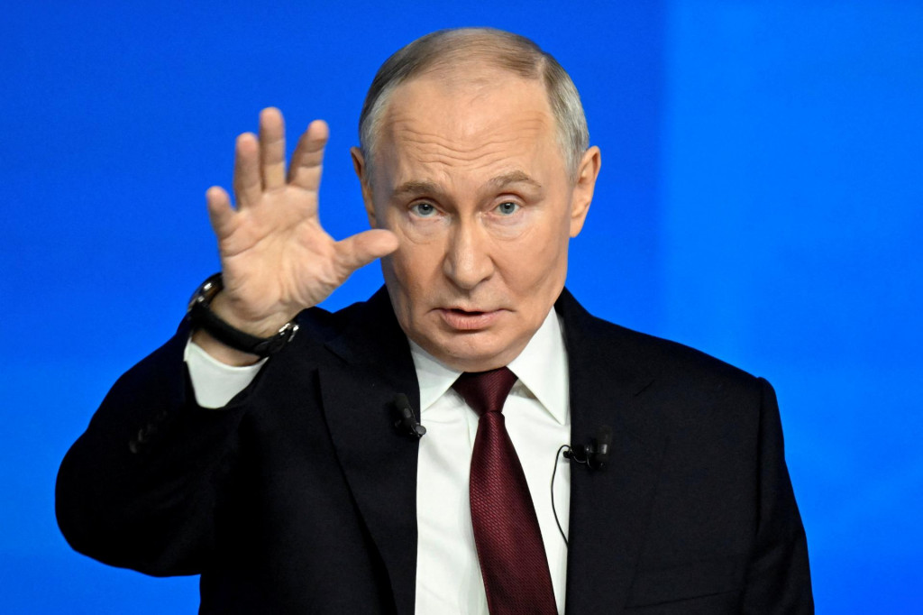 Rusk&aacute; prezident Vladimir Putin. FOTO: Reuters