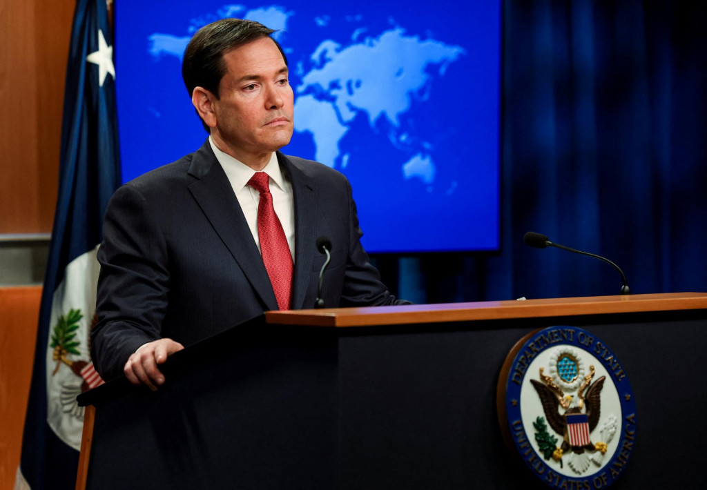 U.S. Secretary of State Marco Rubio holds his end-of-year press conference at the State Department in Washington, D.C., U.S., December 19, 2025. REUTERS/Kevin Mohatt FOTO: Kevin Mohatt