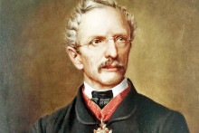 Portr&eacute;t Karla Jarom&iacute;ra Erbena (7. 11. 1811 &ndash; 21. 11. 1870), obrodeneck&eacute;ho b&aacute;snika a zberateľa rozpr&aacute;vok, ale aj prekladateľa, historika, pr&aacute;vnika a archiv&aacute;ra.