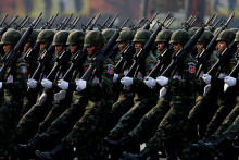 Thajsk&aacute; arm&aacute;da. FOTO: Reuters