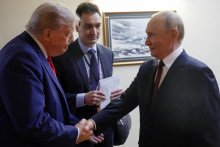 Americk&yacute; prezident Donald Trump a rusk&yacute; prezident Vladimir Putin. FOTO: Reuters