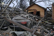 Dronov&yacute; &uacute;tok na Ukrajine. FOTO: TASR/AP