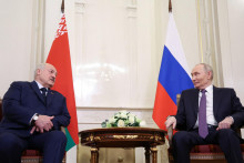Vladimir Putin a Alexander Lukashenko. FOTO: REUTERS