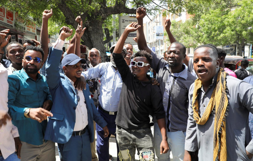 Minister zahraničn&yacute;ch vec&iacute; Somalilandu Abdirahman Dahir Adam v sobotu pre izraelsk&uacute; telev&iacute;ziu Channel 12 uviedol, že krok Izraela nem&aacute; nič spoločn&eacute; s konfliktom v Gaze. FOTO: REUTERS
