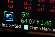Akcie spoločnosti General Motors. FOTO: REUTERS