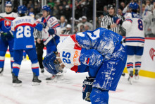 Slovensk&yacute; obranca Andrej Fabu&scaron;. FOTO: Nick Wosika-Imagn Images