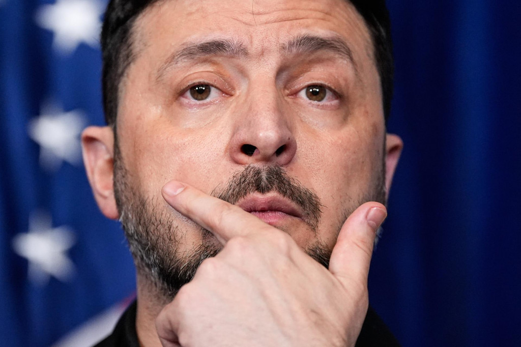 Ukrajinsk&yacute; prezident Volodymyr Zelenskyj. FOTO TASR/AP
