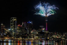 Auckland priv&iacute;tal Nov&yacute; rok veľkolep&yacute;m ohňostrojom. FOTO: Profimedia