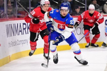 Z&aacute;pas Slovensko - &Scaron;vajčiarsko. FOTO: iihf.com