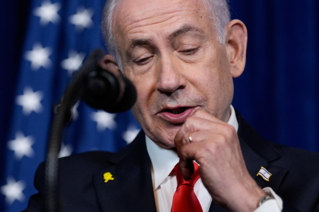 Izraelsk&yacute; premi&eacute;r Benjamin Netanjahu. FOTO: TASR/AP