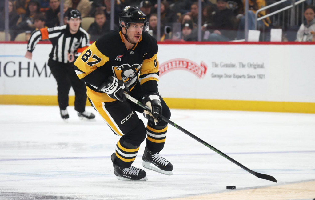 Sidney Crosby z Pittsburghu Penguins. FOTO: Reuters/Charles LeClaire-Imagn Images