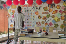 V&yacute;učba rusk&eacute;ho jazyka v Ruskom dome v Ouagadougou v Burkine Faso. FOTO: Maison Russe Burkina Faso