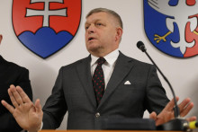 Predseda vl&aacute;dy Robert Fico. FOTO: HN/Peter Mayer