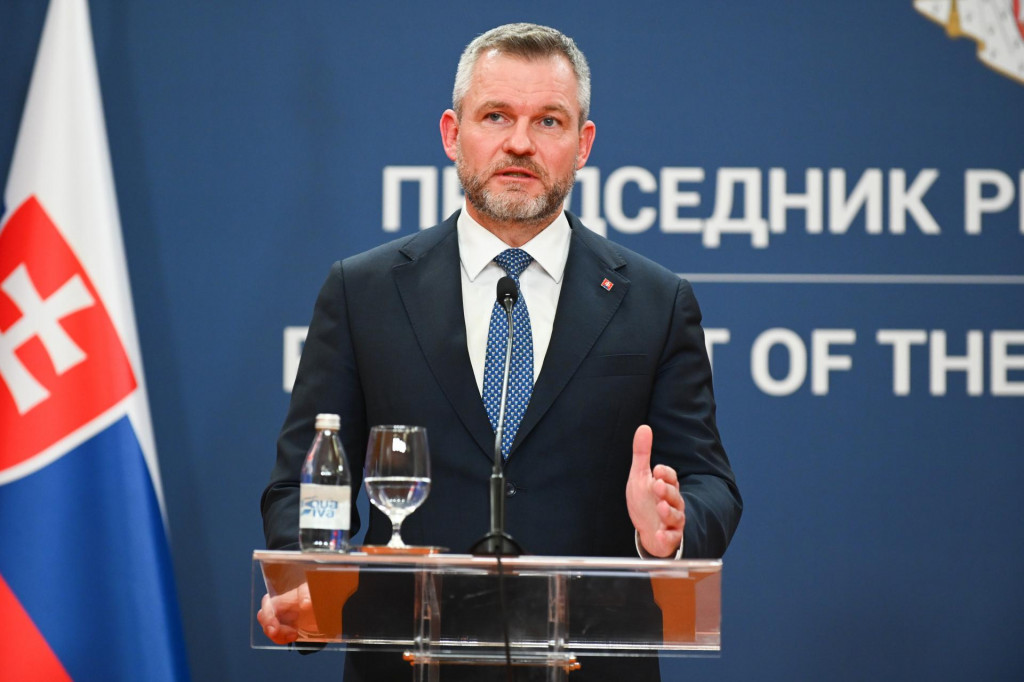 Na sn&iacute;mke prezident Slovenskej republiky Peter Pellegrini. FOTO: TASR/Martin Medňansk&yacute;