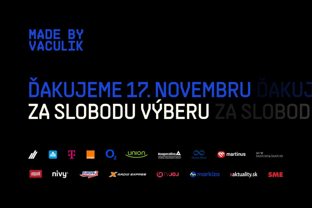 Sloboda v&yacute;beru, MADE BY VACULIK