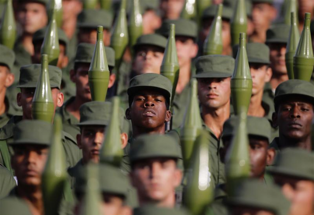 Vojaci na Kube - ilustračn&aacute; fotografia. FOTO: Reuters