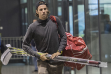 Slovensk&yacute; hokejov&yacute; obranca Martin Gern&aacute;t. FOTO: TASR/M. Baumann