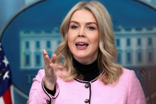 Hovorkyňa Bieleho domu Karoline Leavittov&aacute;. FOTO: Reuters