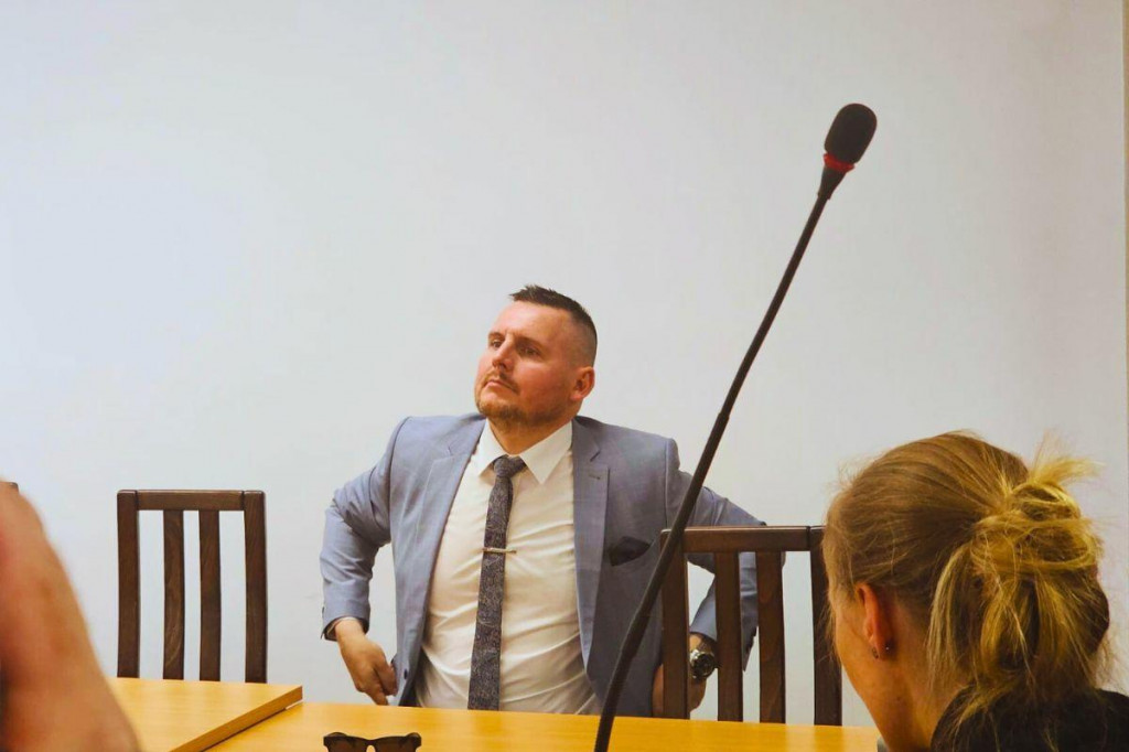 Daniel Bombic na Najvy&scaron;&scaron;om s&uacute;de. FOTO: HN/Katar&iacute;na &Scaron;elestiakov&aacute;