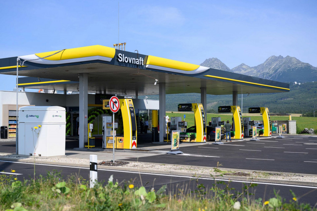 Čerpacia stanica Slovnaft &Scaron;trba FOTO: Slovnaft