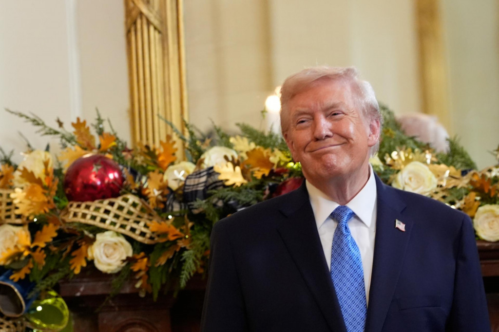 Na sn&iacute;mke prezident USA Donald Trump. FOTO TASR/AP