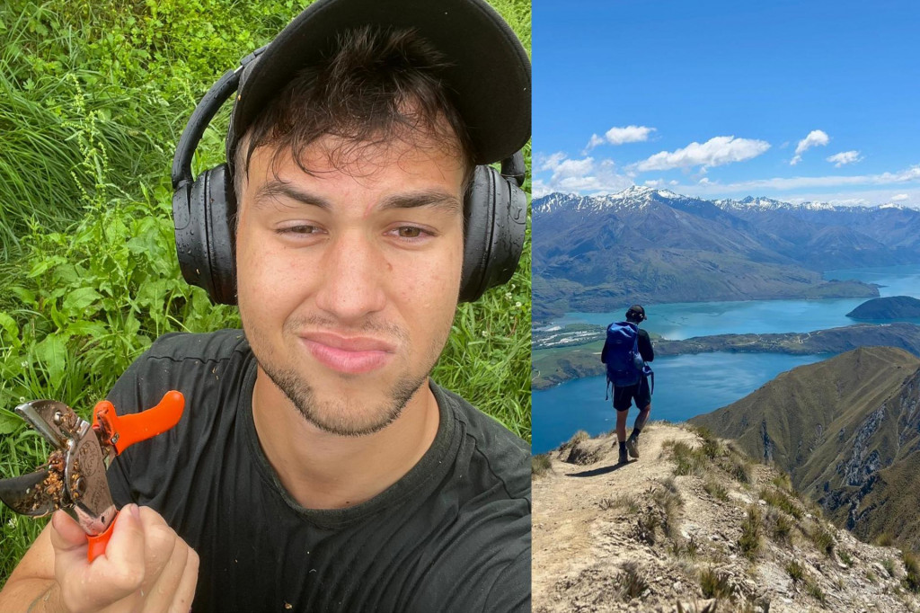 Andrej pracoval na kiwi sade.