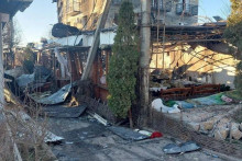 D&ocirc;sledky rusk&eacute;ho &uacute;toku v Chersone - ilustračn&aacute; fotografia. FOTO: Reuters