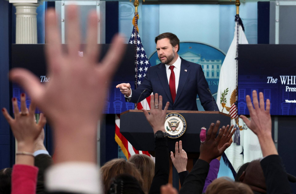 Viceprezident USA J. D. Vance. FOTO: Reuters