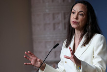 Držiteľka Nobelovej ceny mieru Maria Corina Machadov&aacute;. FOTO: Reuters