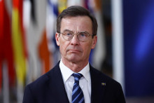 &Scaron;v&eacute;dsky premi&eacute;r Ulf Kristersson. FOTO: Reuters