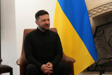 Ukrajinsk&yacute; prezident Volodymyr Zelenskyj. FOTO TASR/AP