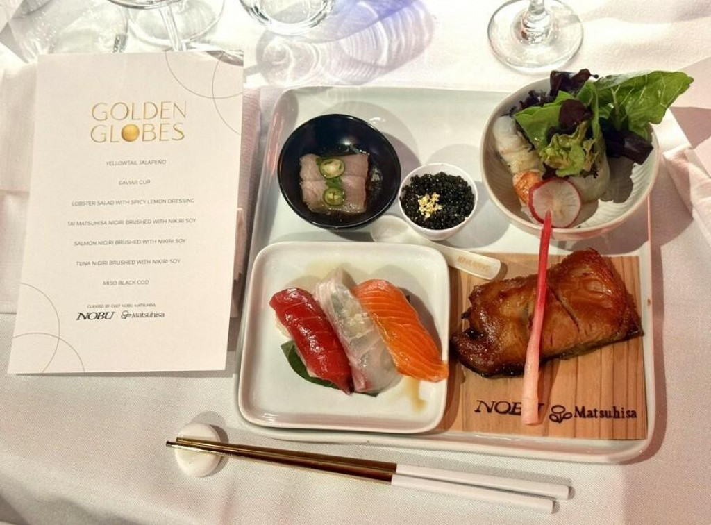 Jedlo na Golden Globes.