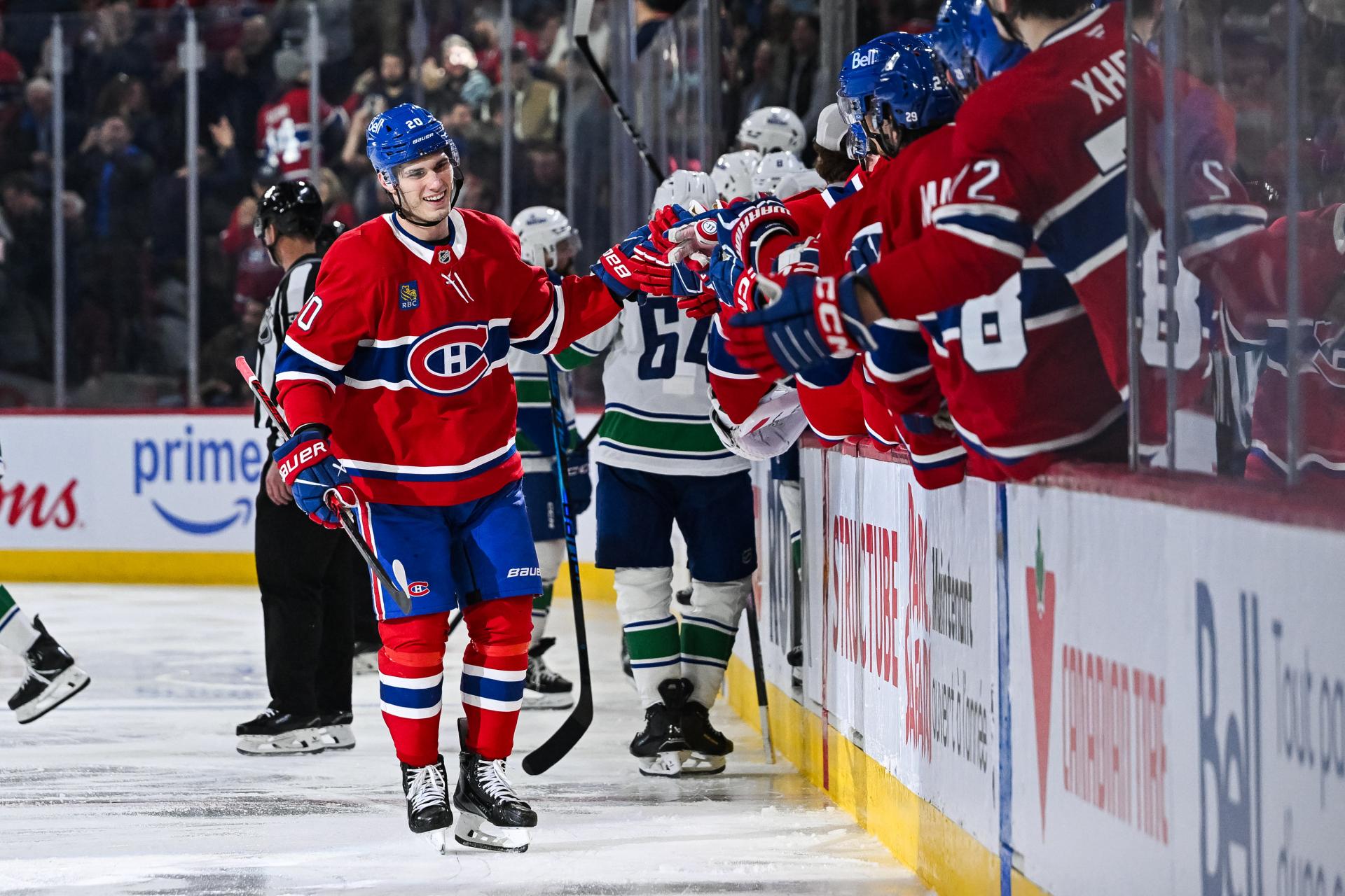 Slafkovský zažiaril tromi bodmi, Černák asistoval, Nemec bol iba náhradník