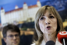 Starostka mestskej časti Bratislava - Karlova Ves Dana Čahojov&aacute;. FOTO: TASR/Martin Baumann