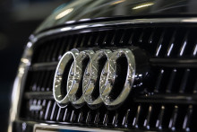 Logo automobilky Audi. FOTO: TASR/Jaroslav?Nov&aacute;k