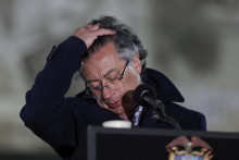 Kolumbijsk&yacute; prezident Gustavo Petro. FOTO: REUTERS